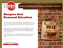 Tablet Screenshot of burgrz.com
